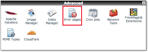 cpanel-error-pages